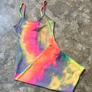 Women’s Tie-Dye Spaghetti Strap Dress
